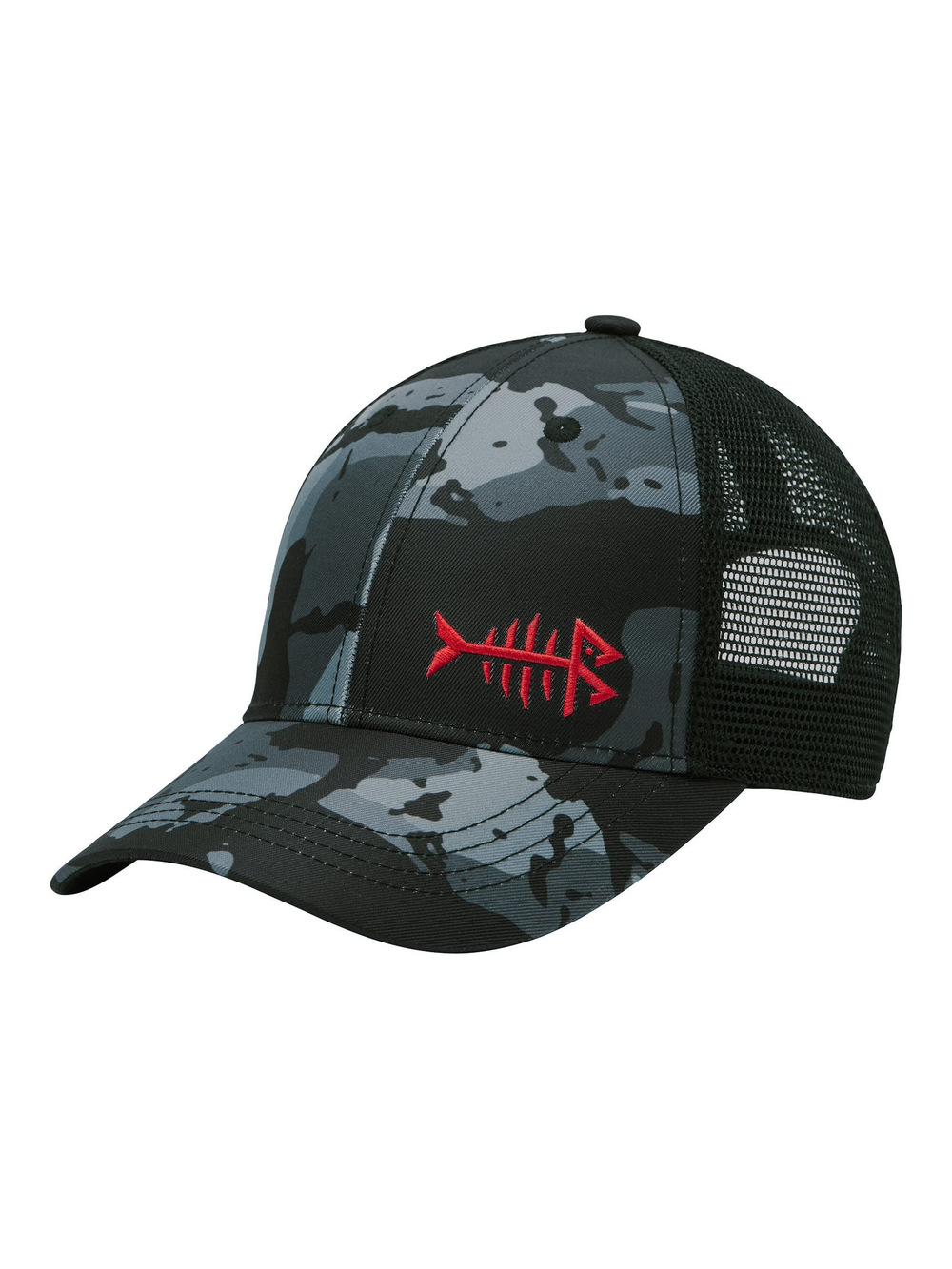 Altimate Fishing Hat Mesh Back for Men Women Adjustable | Black Camo | Size OS